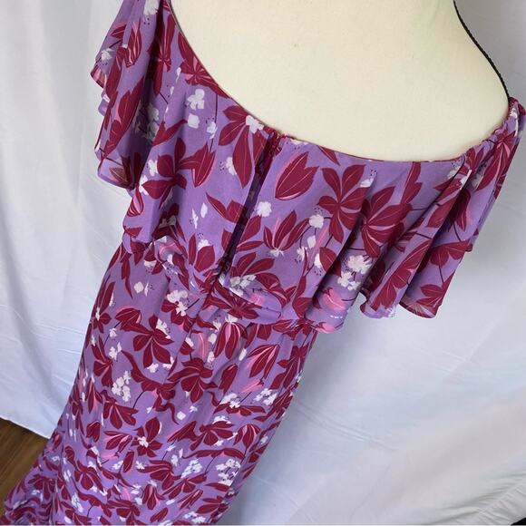 Sachin+Babi x Dillards Elizabeth Floral Off The Shoulder Tiered Maxi Dress 2 - Picture 9 of 16